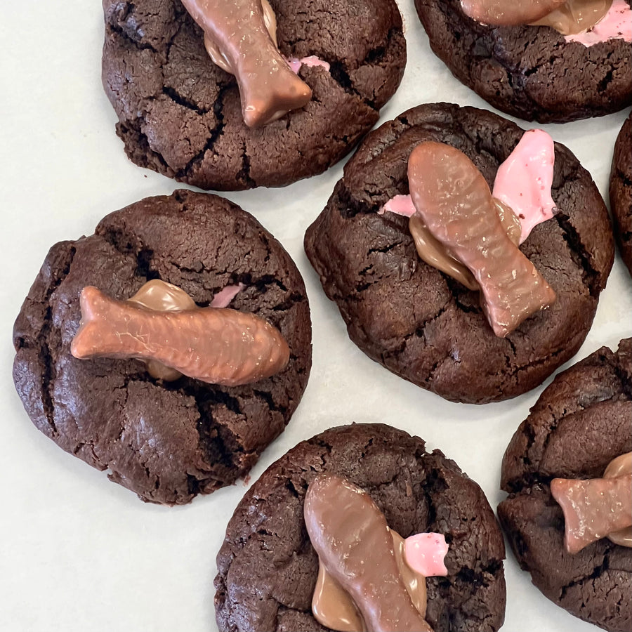 Chocolate Fish Cookies (3 pack)