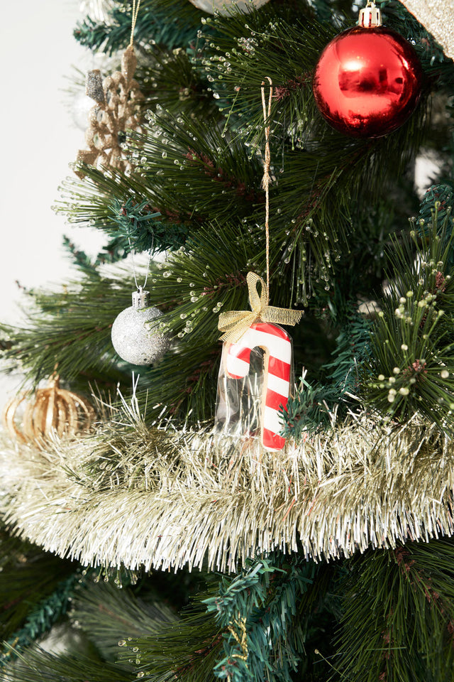 Candy Cane Ornament Cookies