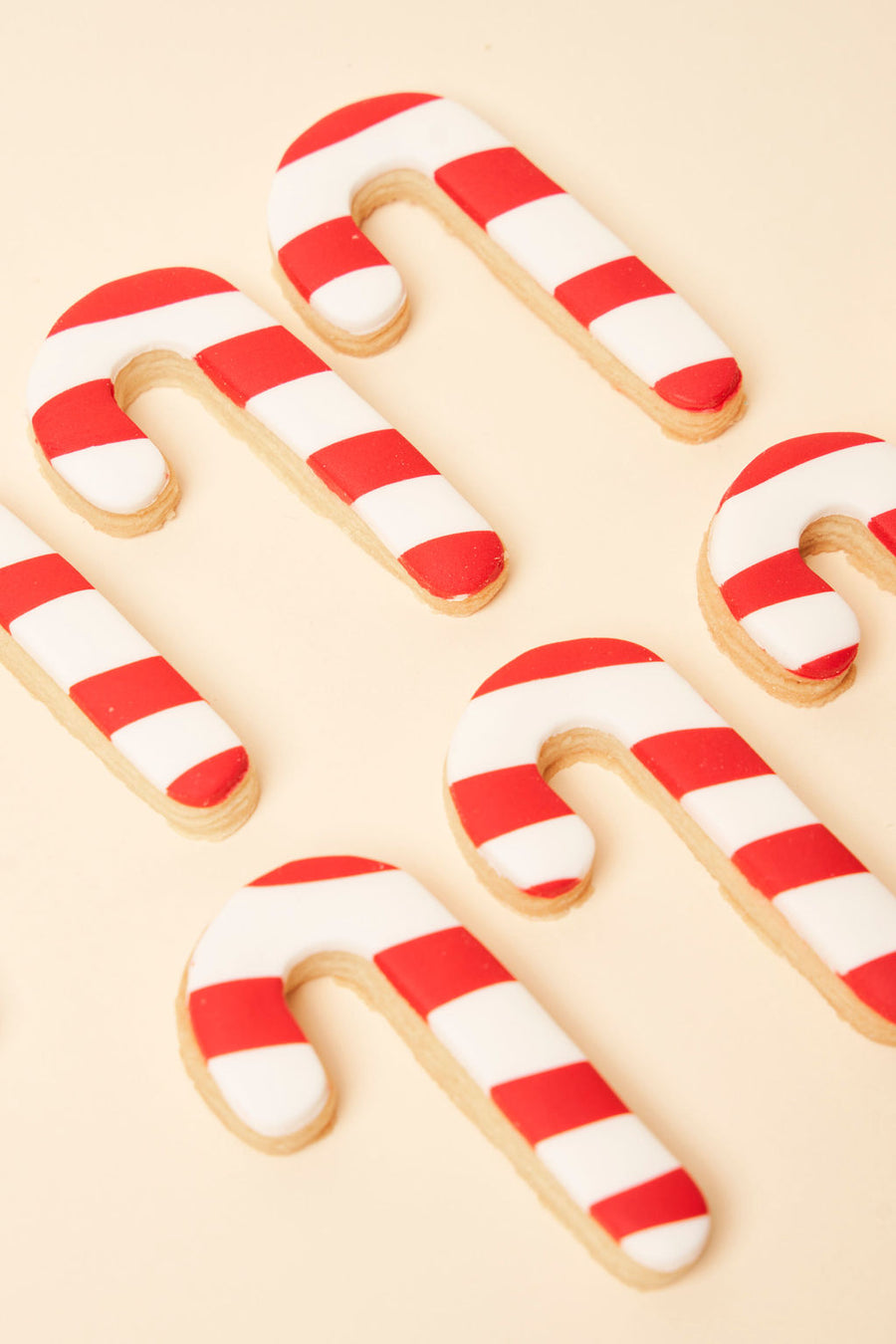 Candy Cane Ornament Cookies